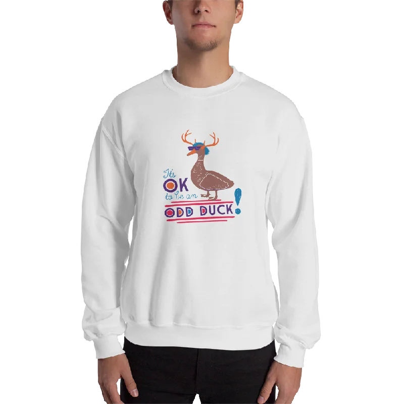 It's OK to be an Odd Duck! Sweatshirt (Men's Colors)