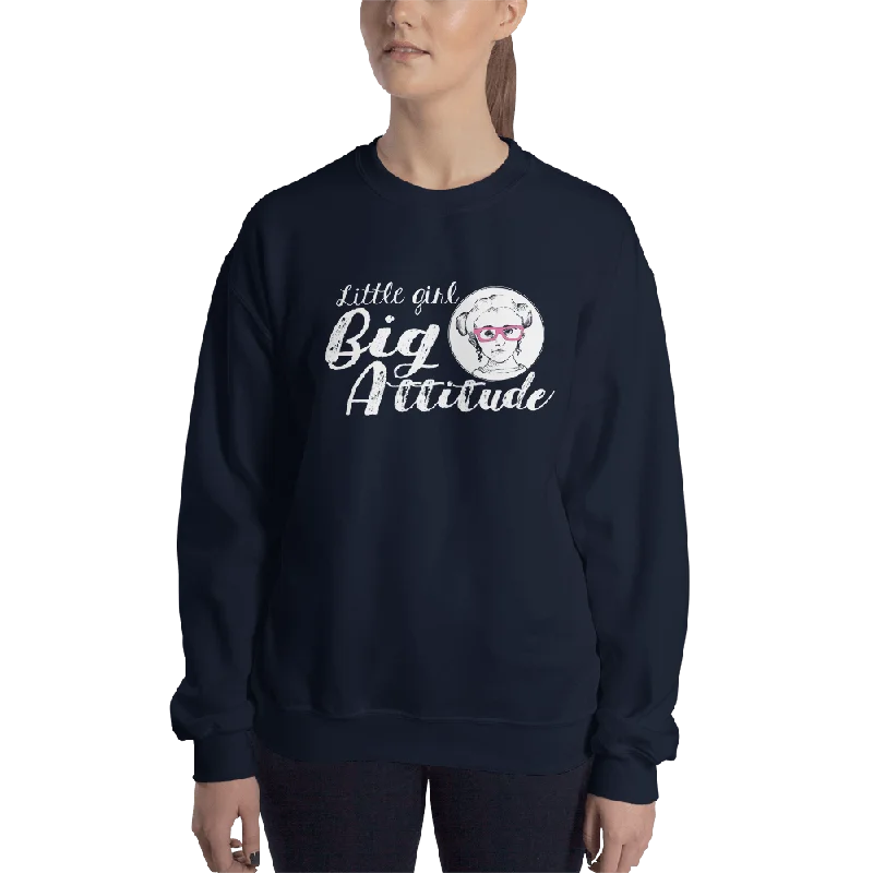 Little Girl Big Attitude (Esperanza - Raising Dion) Unisex Sweatshirt Dark Colors