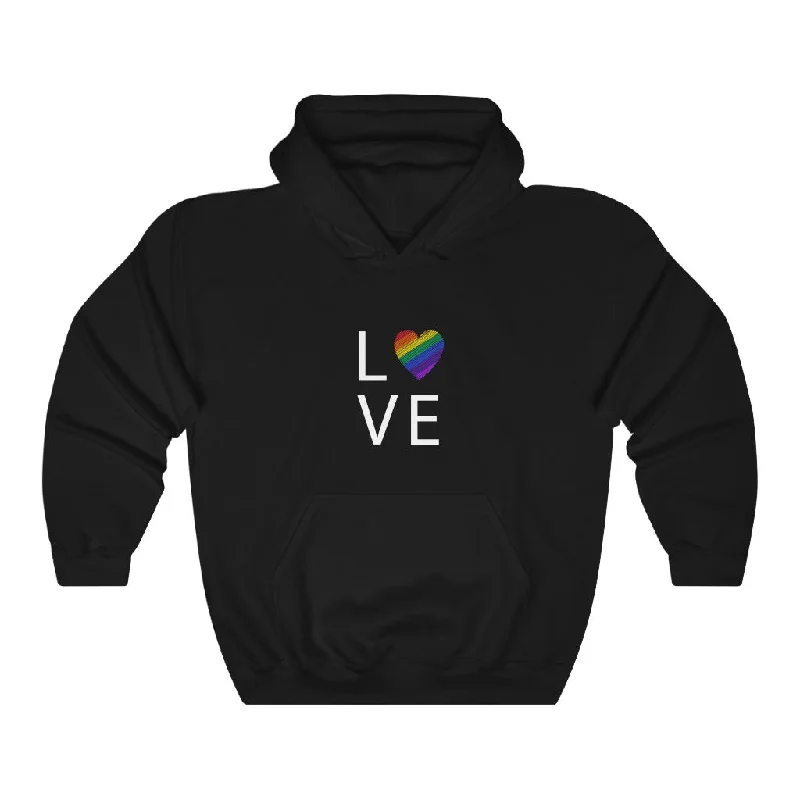 LOVE - Rainbow Unisex Heavy Blend Hooded Sweatshirt