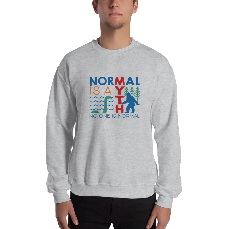 Normal is a Myth (Bigfoot & Loch Ness Monster) Sweatshirt