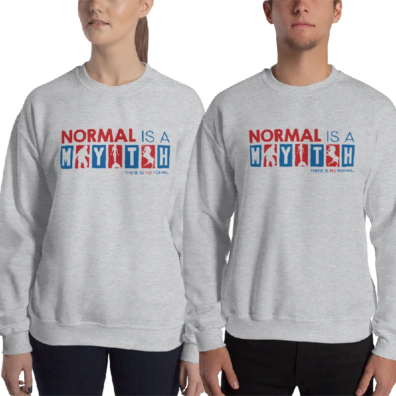 Normal is a Myth (Bigfoot, Mermaid, Unicorn) Sweatshirt