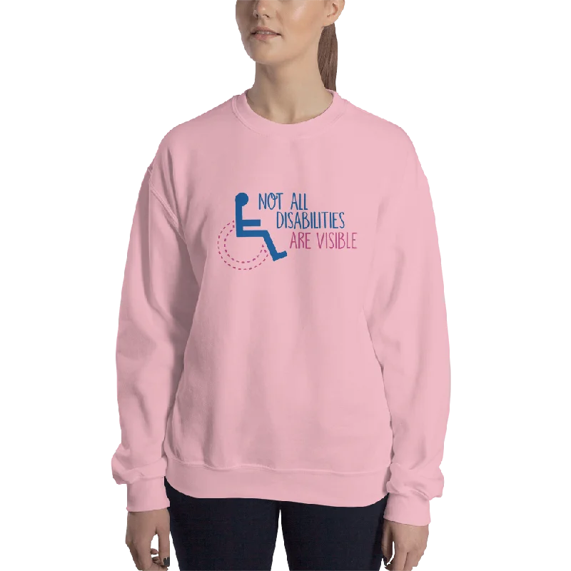 Not All Disabilities are Visible (Sweatshirt, Women's Design 2)