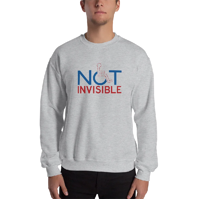 Not Invisible (Unisex Sweatshirt Light Colors)