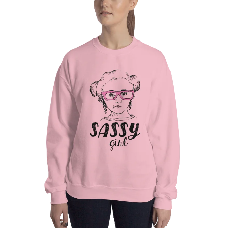 Sassy Girl (Esperanza - Raising Dion) Unisex Big Print Sweatshirt