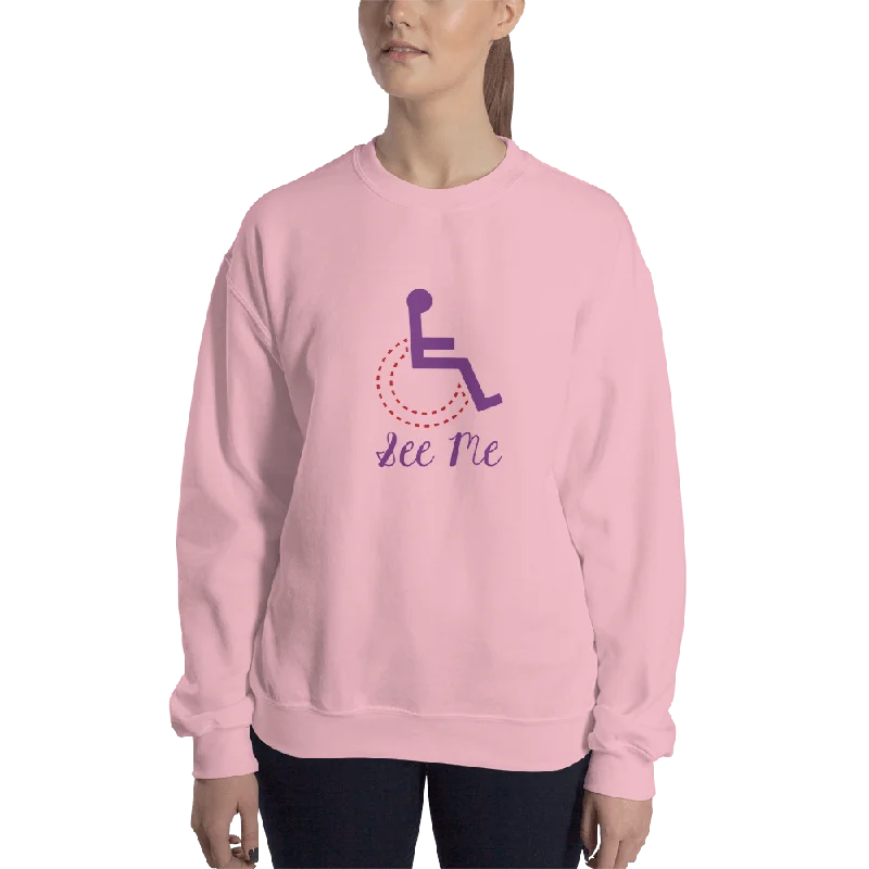 See Me (Not My Disability) Sweatshirt Light Colors