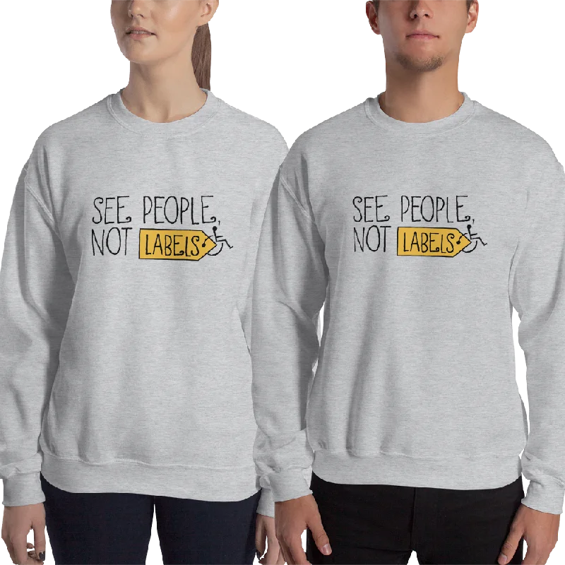 See People, Not Labels (Sweatshirt Light Colors)