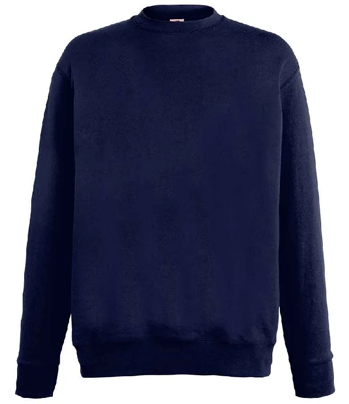 Fruit of the Loom Lightweight Drop Shoulder Sweatshirt | Deep Navy