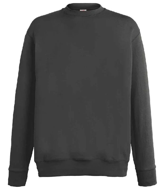 Fruit of the Loom Lightweight Drop Shoulder Sweatshirt | Light Graphite