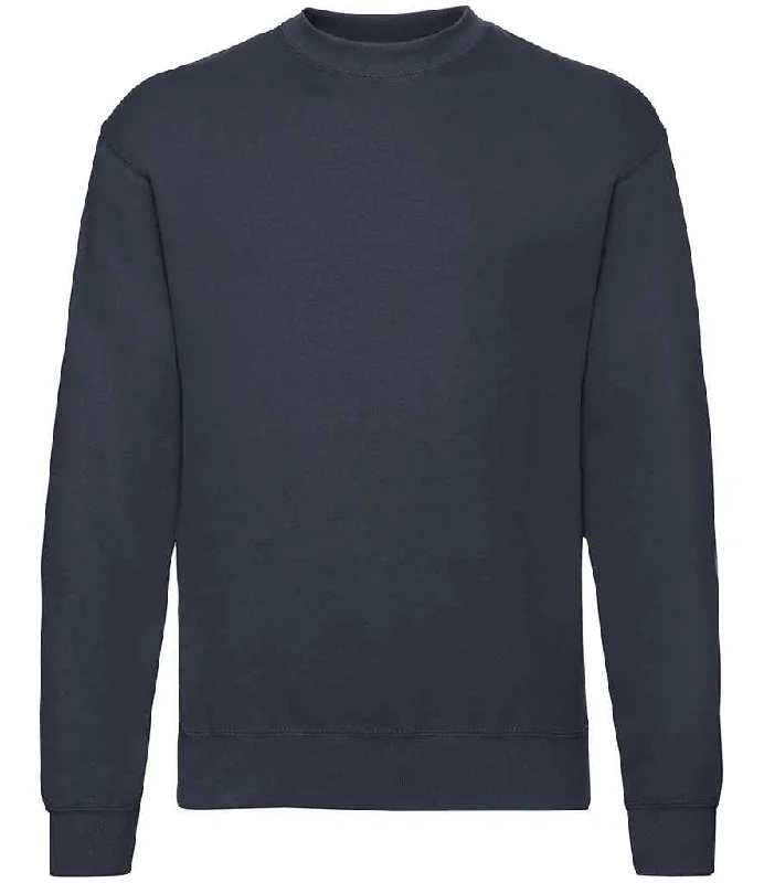 Fruit of the Loom Classic Drop Shoulder Sweatshirt | Deep Navy