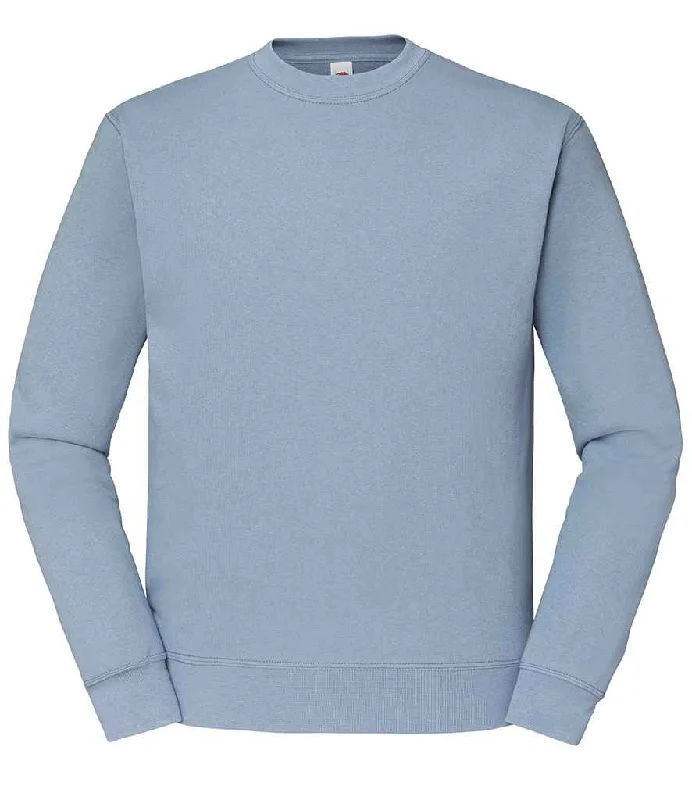 Fruit of the Loom Classic Drop Shoulder Sweatshirt | Mineral Blue