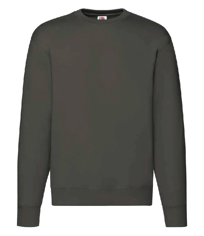 Fruit of the Loom Premium Drop Shoulder Sweatshirt | Charcoal