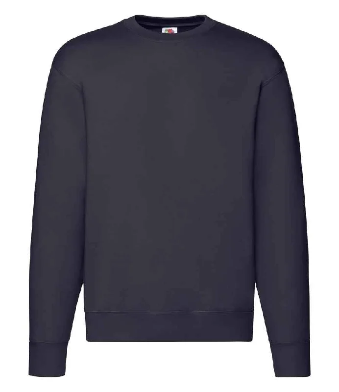 Fruit of the Loom Premium Drop Shoulder Sweatshirt | Deep Navy