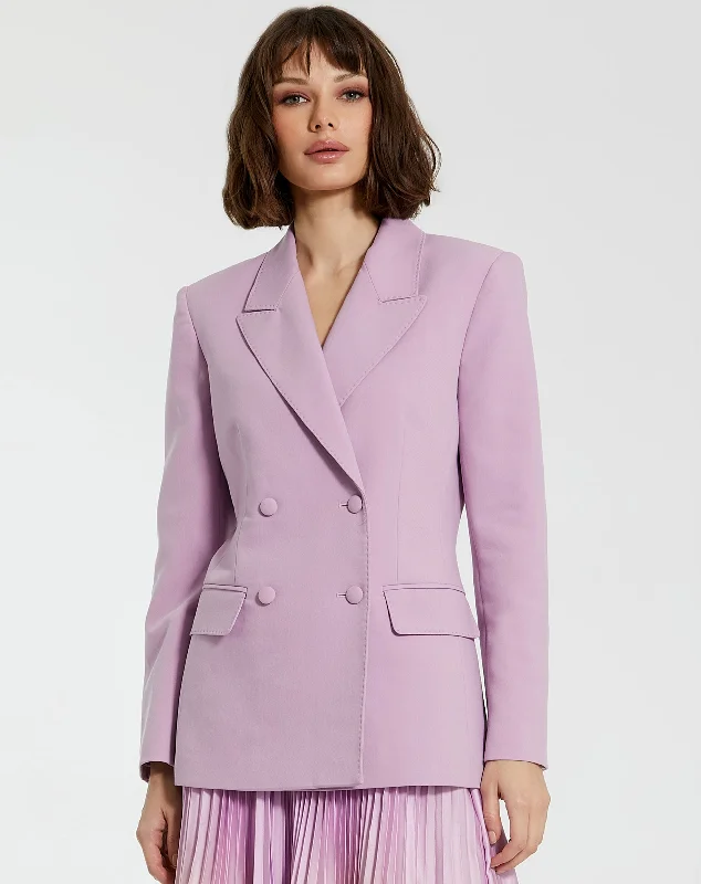 Classic Crepe Double Breasted Blazer - FINAL SALE