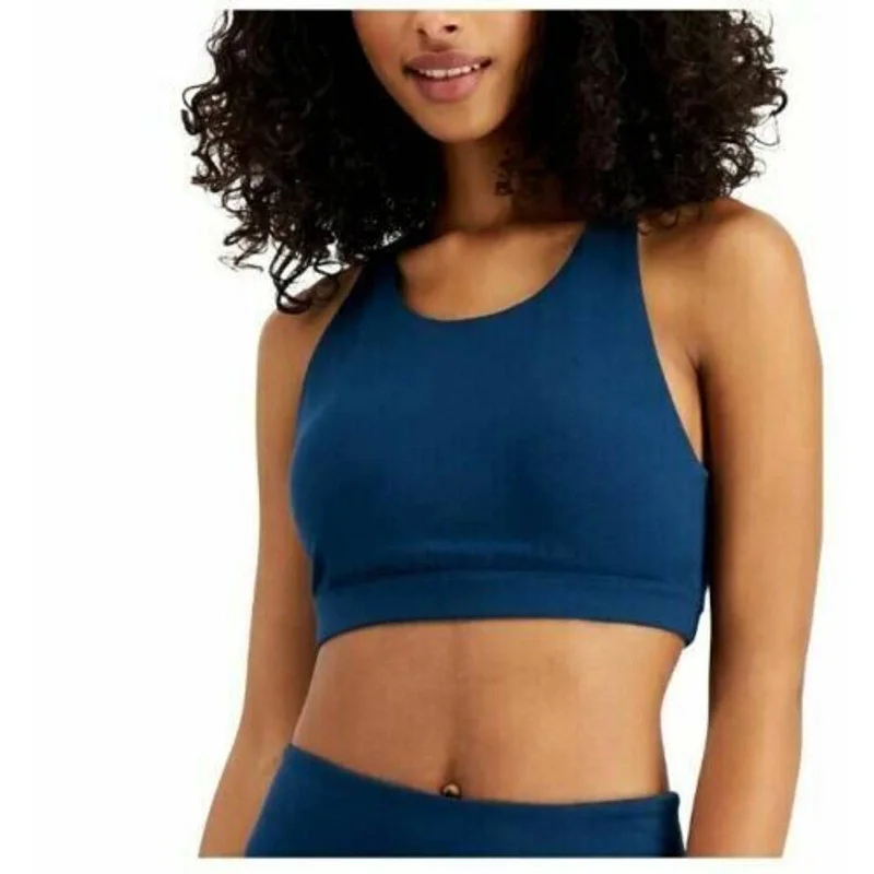 ID Ideology Women's Fit Kit Sports Bra Moonlit Ocean Blue