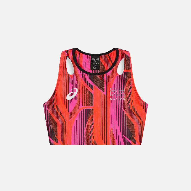 P.E Nation x Asics Persistence Sports Bra - Asics Print