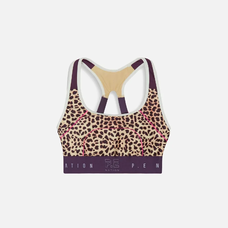 P.E Nation Del Mar Sports Bra - Animal Print