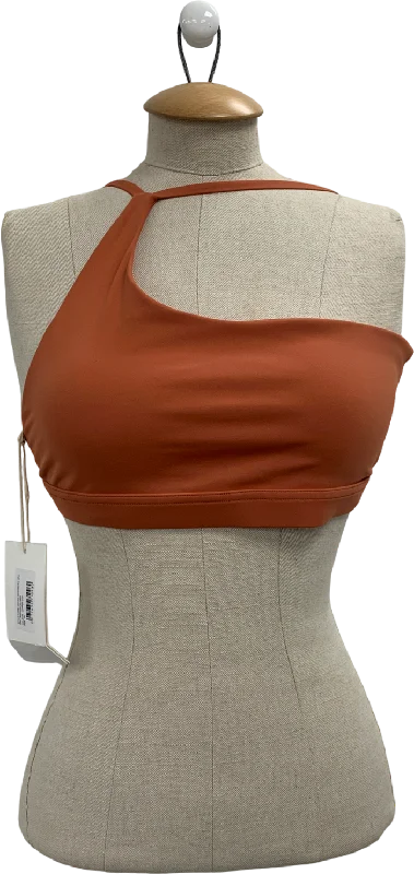 sefi Orange Cross Over Sports Bra UK M