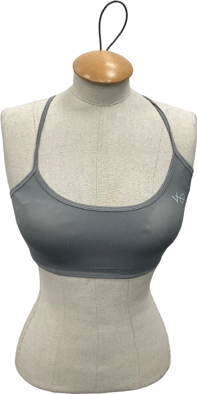 Vanquish Grey Elevate Seamless Smoke Multiway Low Sports Bra UK XS