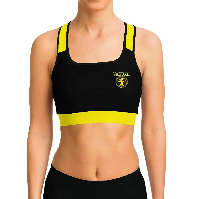 Yahuah-Tree of Life 02-01 Designer Sports Bra