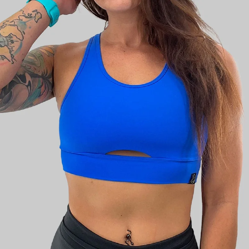 Salty Savage Ladies Peekaboo Sports Bra | Cocoa Beach Performance